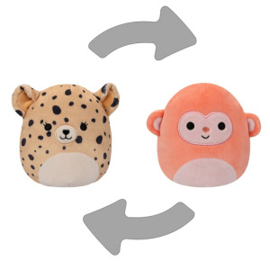 Squishmallows Flip A Mallows Lexie the Cheetah/Elton the Monkey