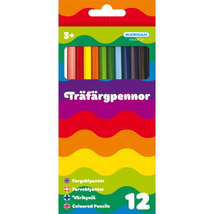 Wooden crayons 12pcs