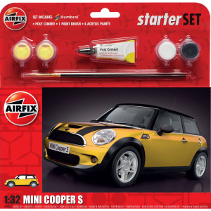 Airfix Giftset Mini Cooper S 1:32 Mallinrakennussarja