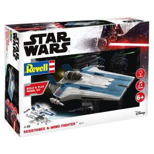 Revell Star Wars Resistance A-wing Fighter äänen ja valon kanssa Mallinrakennussarja