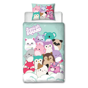 Squishmallows Sänkysetti Squish Squad 150x210cm