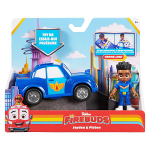 Firebuds Vehicle with figure Jayden & Piston