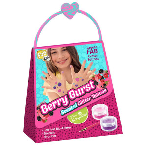 FabLab Berry Burst Scented Glitter Tattoos