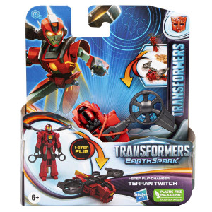 Transformers EarthSpark 1-Step Flip Changer Terran Twitch