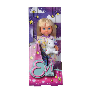 Evi Love Nukke sisään pyjamassa Violetti