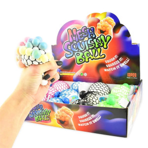 Squishy Mesh Ball 8cm Pink