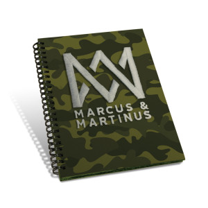 Marcus & Martinus Anteckningsbok Spiral Camo