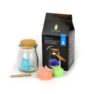 Magisk kristall i burk med LED I Love You