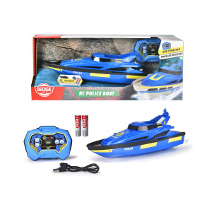 Dickie Toys RC Police Boat Swedish