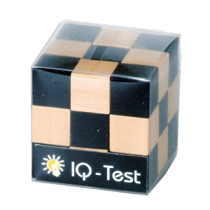 Snake cube Musta/luonto 3x3