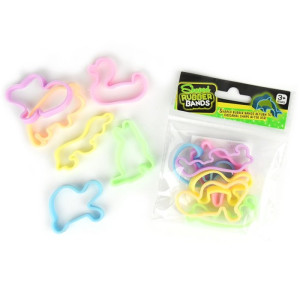 Shaped Rubber Bands Glow in the dark