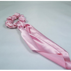 Busy Lizzie Scrunchie med band Silk Rosa