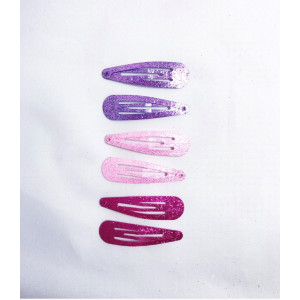 Hårspännen Glitter 6-p
