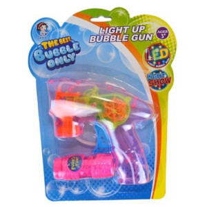 Såpbubbelpistol med LED Rosa