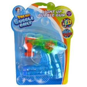 Såpbubbelpistol med LED Blå