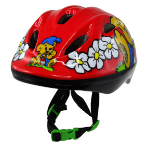 Cykelhjälm Bamse Röd