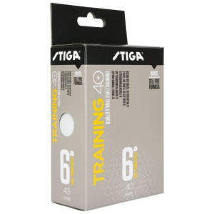 Stiga Pingisbollar 6-pack Training 40 Vita