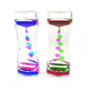 Timer Vätska Fidget Rosa/Lila/Blå