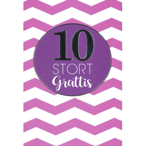 Grattiskort 10 år
