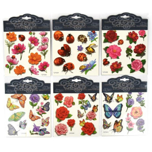 Tatueringar Blommor & Fjärilar (A)