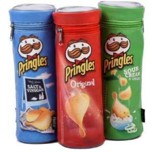 Pringles Pyöreä kynäkotelo Punainen