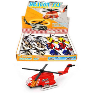 Helikopter med pullback Brandkår