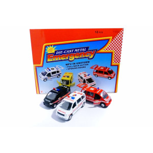 Utryckningsfordon Minibuss med pullback Brandkår