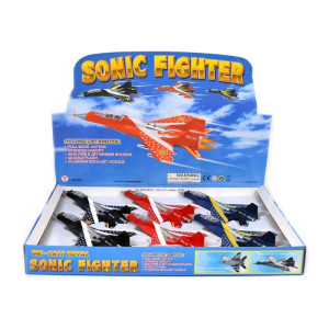 Stridsflygplan med ljud Röd