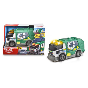 Dickie Toys Garbage Truck City Cleaner äänellä ja valolla