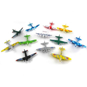 Miniflygplan i metall 5cm