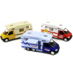 Husbil med pullback Röd