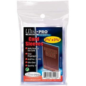 Ultra Pro Plastfickor 100st för enskilda kort