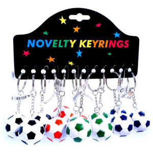Nyckelring Fotboll Svart