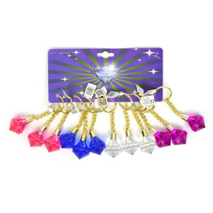 Nyckelring Diamant Lila