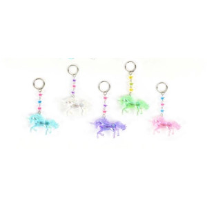 Nyckelring Enhörning 7,5cm Lila