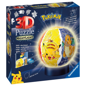 Pokemon Night Light 3D-pulmapallo 72 kpl