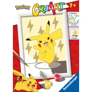 CreArt Pokemon Pikachu Paint numeroittain