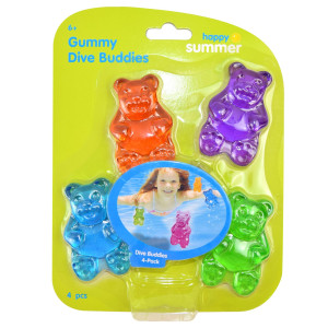 Gummy Dive Buddies 4-pakkaus