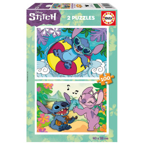 Educa Disney Stitch Palapelit 2x100 palaa