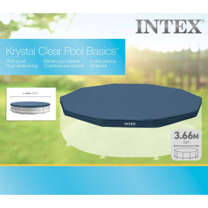 INTEX pyöreä uima-altaan kansi 366 cm