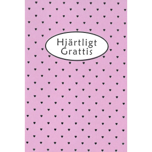 Onnittelukortti Hopeiset sydämet