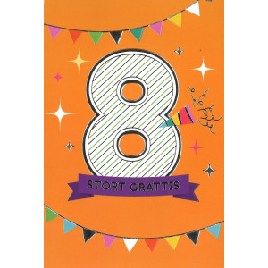 Grattiskort 8 år