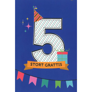 Grattiskort 5 år