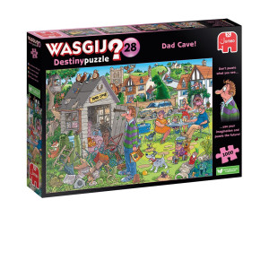 Wasgij Destiny 28 Dad Cave Palapeli 2x1000 palaa