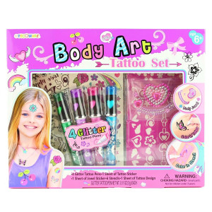 Body Art Tattoo Set 8 kpl