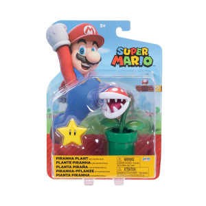 Super Mario Hahmo 10cm W40 Piranha Plant with super star