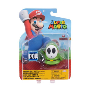 Super Mario Hahmo 10cm W40 Shy guy with POW block