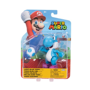 Super Mario Hahmo 10cm W40 Light Blue Yoshi with egg