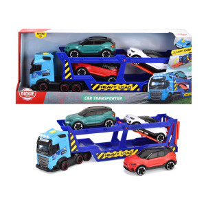 Dickie Toys Volvo Car Transport kolme autoa