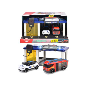 Dickie Toys Pelastusasema ja hätäajoneuvo SE